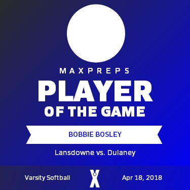 #14 Bobbie Bosley Player of the Game badge