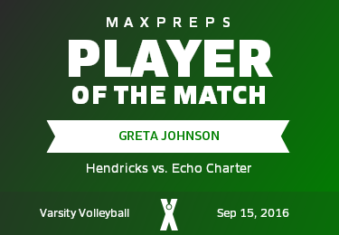 #11 Greta Johnson Player of the Game badge