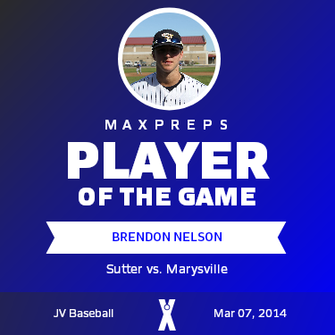 #13 Brendon Nelson Player of the Game badge