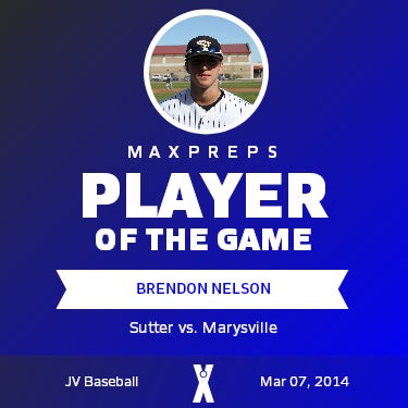 #13 Brendon Nelson Player of the Game badge