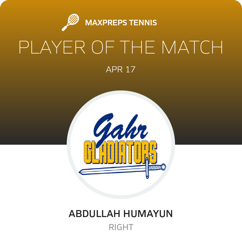Player of the Match