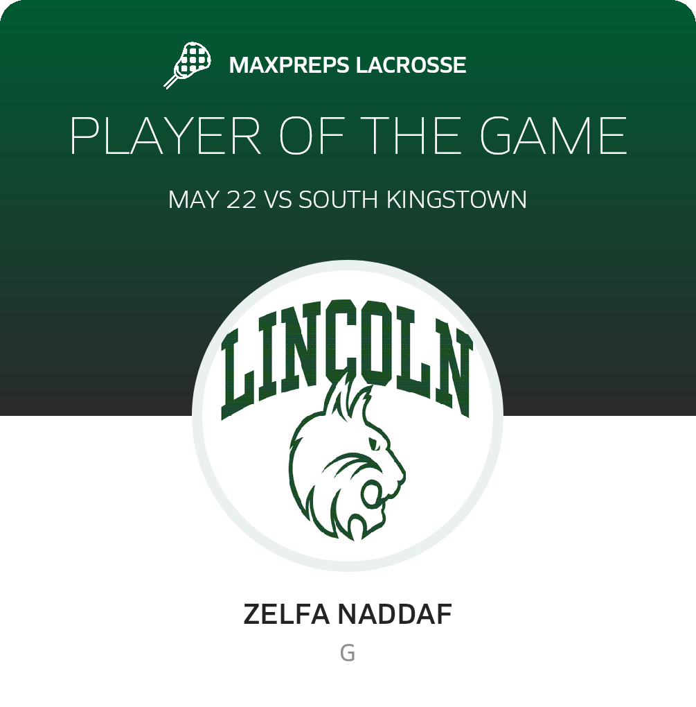 #32 Zelfa Naddaf Player of the Game badge