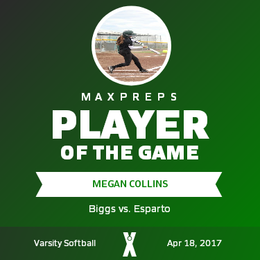 #6 Megan Collins Player of the Game badge