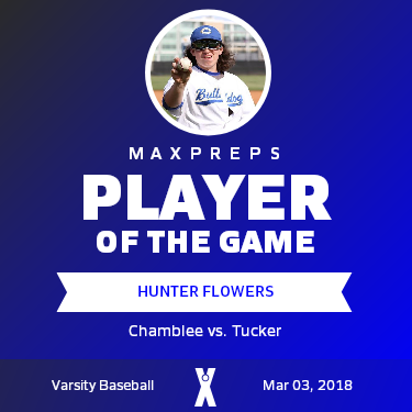 #8 Hunter Flowers Player of the Game badge