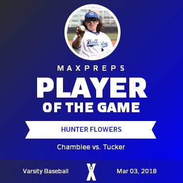 #8 Hunter Flowers Player of the Game badge