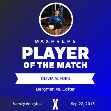 #1 Olivia Alford Player of the Game badge
