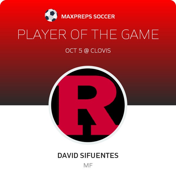#10 David Sifuentes Player of the Game badge