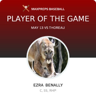 #3 Ezra Benally Player of the Game badge