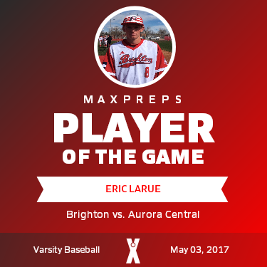 #8 Eric LaRue Player of the Game badge