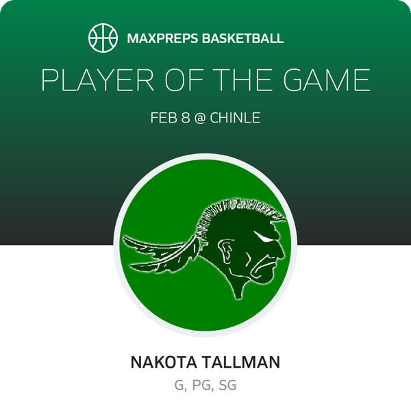 #5 Nakota Tallman Player of the Game badge