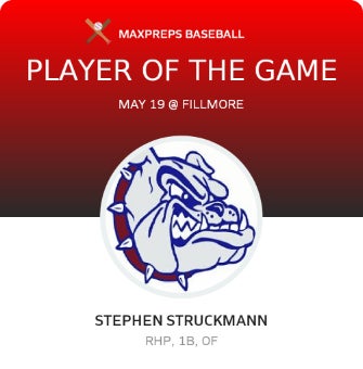 #21 Stephen Struckmann Player of the Game badge