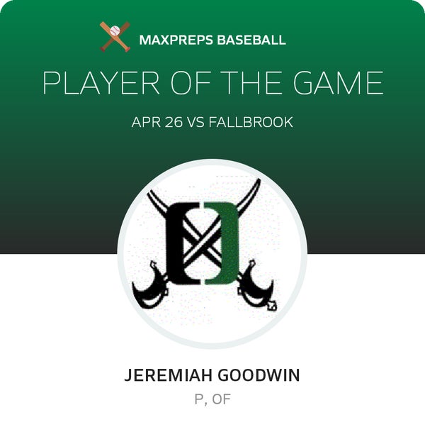 #7 Jeremiah Goodwin Player of the Game badge