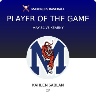 #21 Kahlen Sablan Player of the Game badge
