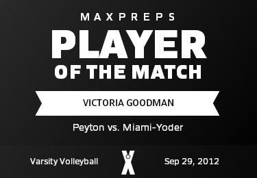 #5 Victoria Goodman Player of the Game badge