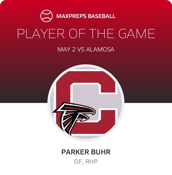 #3 Parker Buhr Player of the Game badge