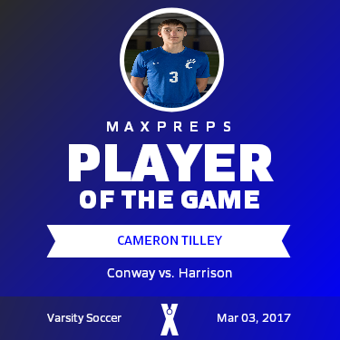 #3 Cameron Tilley Player of the Game badge