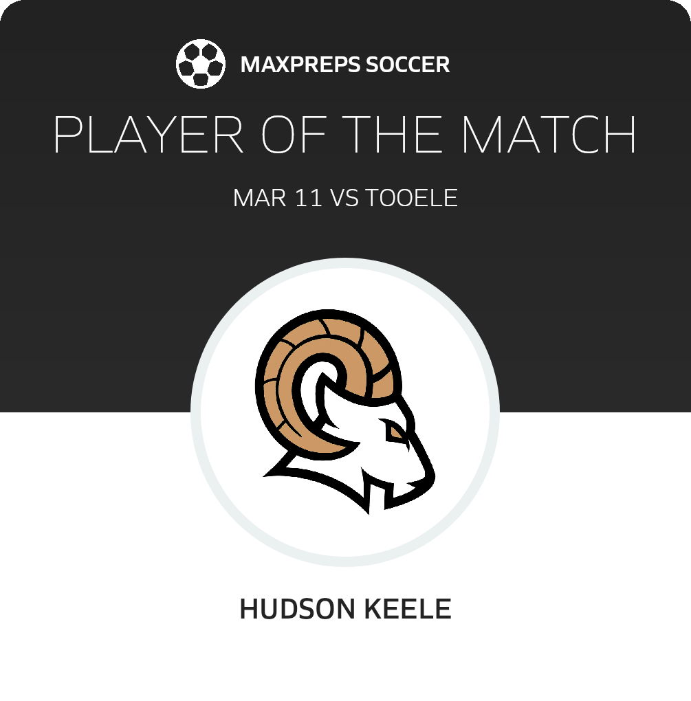 #9 Hudson Keele Player of the Game badge