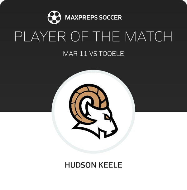 #9 Hudson Keele Player of the Game badge