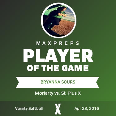 #11 Bryanna Sours Player of the Game badge