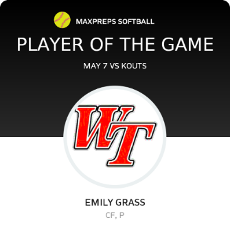 #11 Emily Grass Player of the Game badge