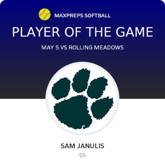 #15 Sam Janulis Player of the Game badge