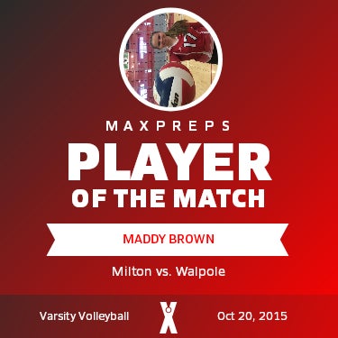 #17 Maddy Brown Player of the Game badge