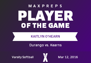 #13 Kaitlyn O'Hearn Player of the Game badge