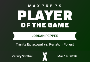 #7 Jordan Pepper Player of the Game badge