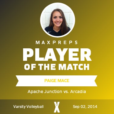 #5 Paige Mace Player of the Game badge
