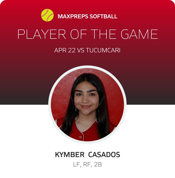 #2 Kymber Casados Player of the Game badge
