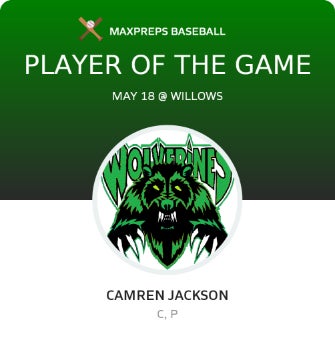 #33 Camren Jackson Player of the Game badge