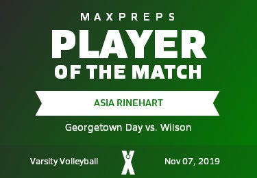 #1 Asia Rinehart Player of the Game badge