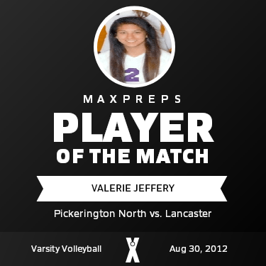 #2 Valerie Jeffery Player of the Game badge