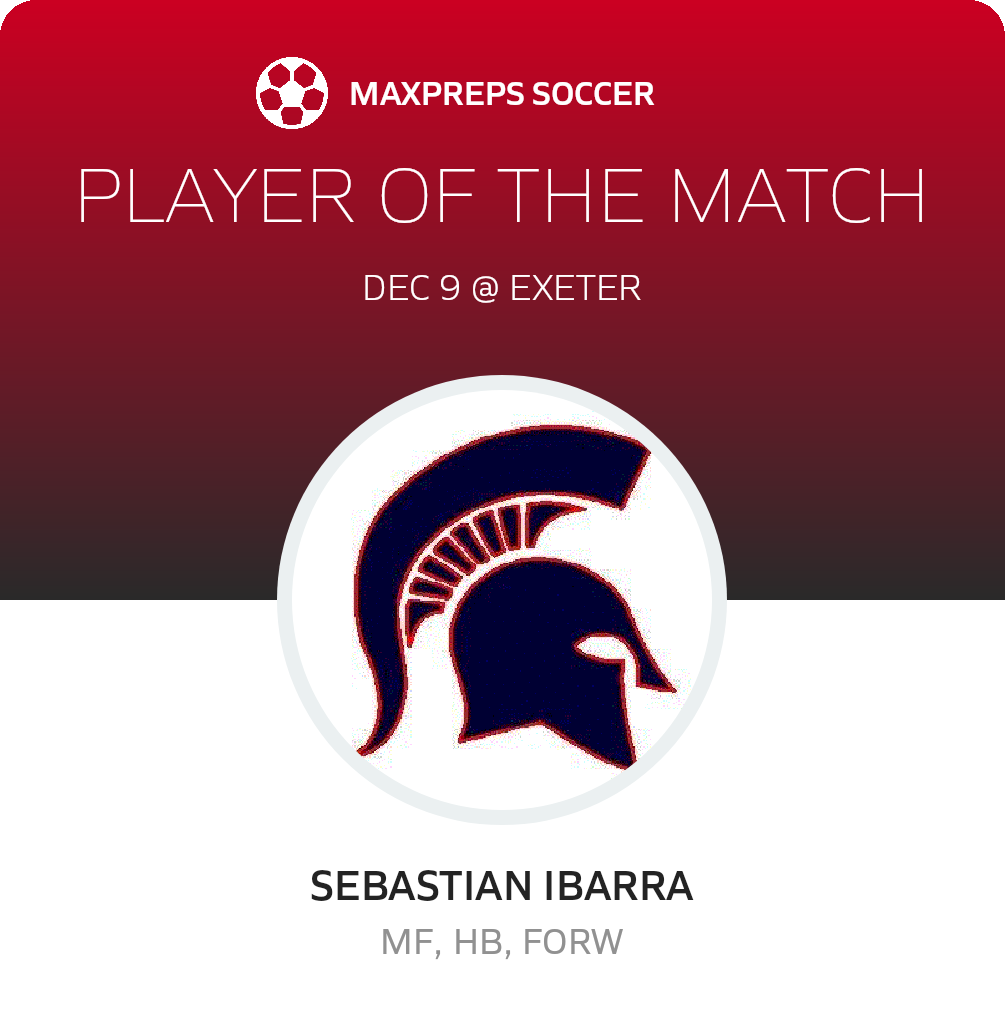 #11 Sebastian Ibarra Player of the Game badge