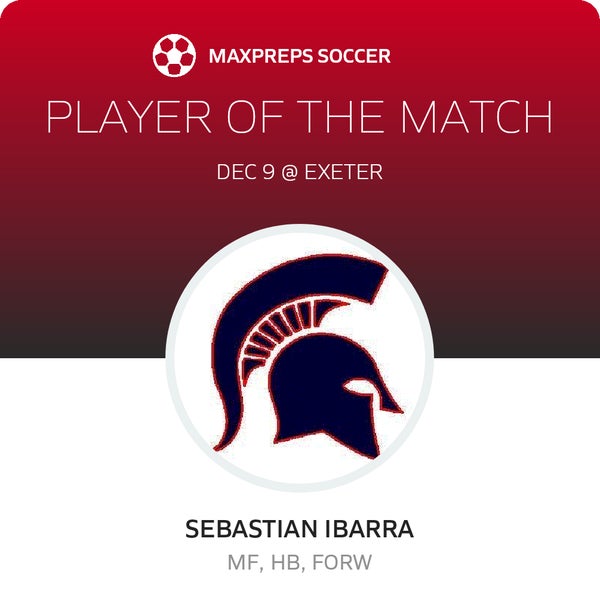 #11 Sebastian Ibarra Player of the Game badge