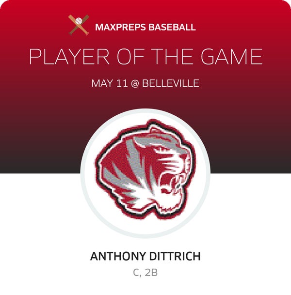 #44 Anthony Dittrich Player of the Game badge