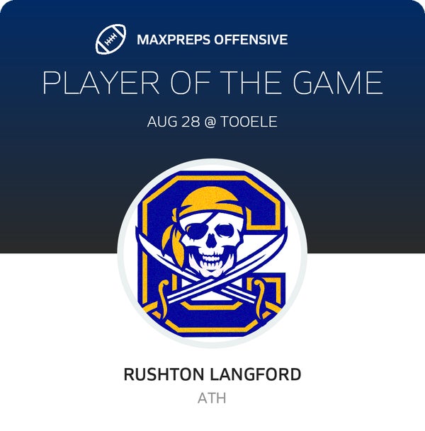 #0 Rushton Langford Player of the Game badge