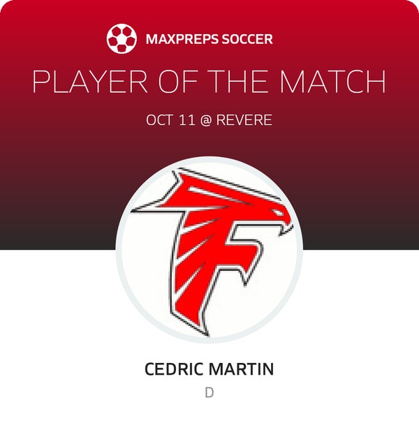 #25 Cedric Martin Player of the Game badge