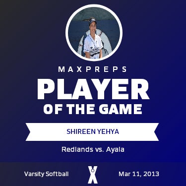 #14 Shireen Yehya Player of the Game badge