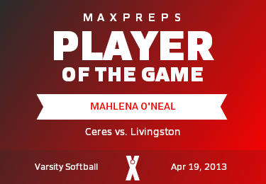 #11 Mahlena O'Neal Player of the Game badge