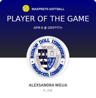#00 Ally Meija Player of the Game badge