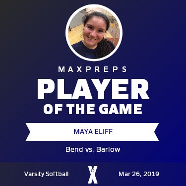 #14 Maya Eliff Player of the Game badge