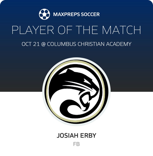 #17 Josiah Erby Player of the Game badge