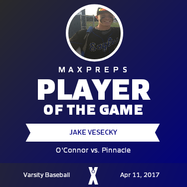 #24 Jake Vesecky Player of the Game badge