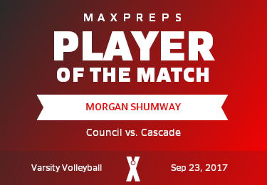 #2 Morgan Shumway Player of the Game badge