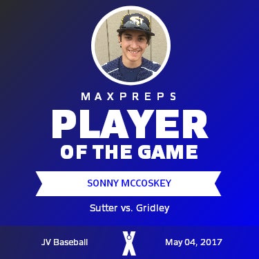 #2 Sonny McCoskey Player of the Game badge