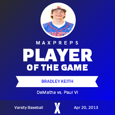 #9 Bradley Keith Player of the Game badge