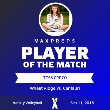 #11 Tess Greco Player of the Game badge