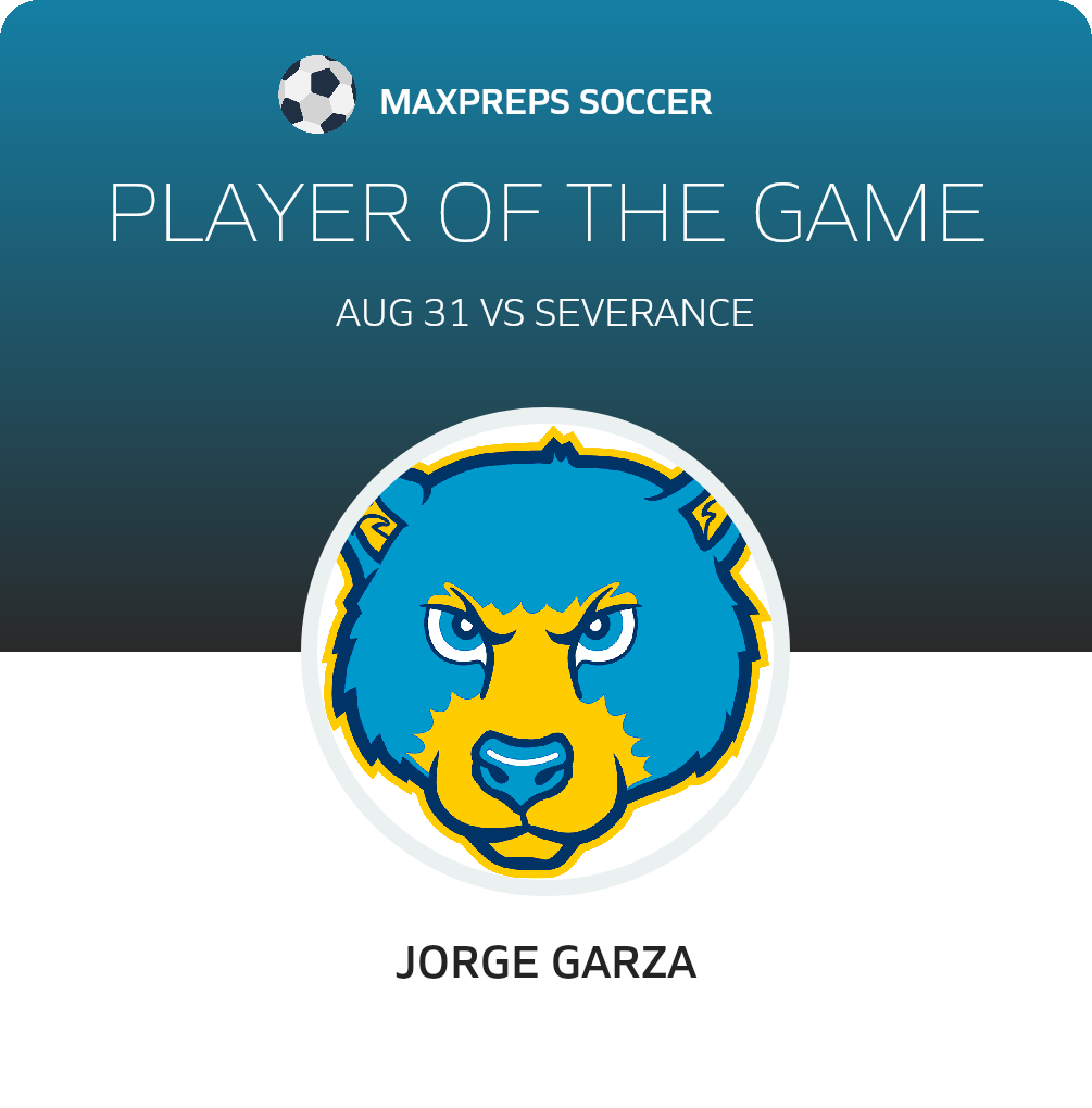 #7 Jorge Garza Player of the Game badge