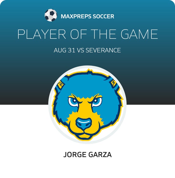 #7 Jorge Garza Player of the Game badge